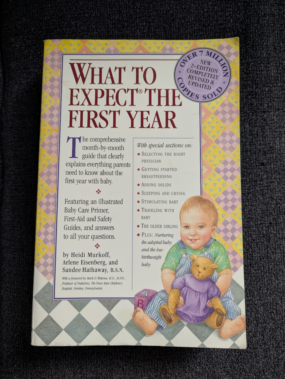 What to Expect the First Year - Baby Care Guide (Yellow)